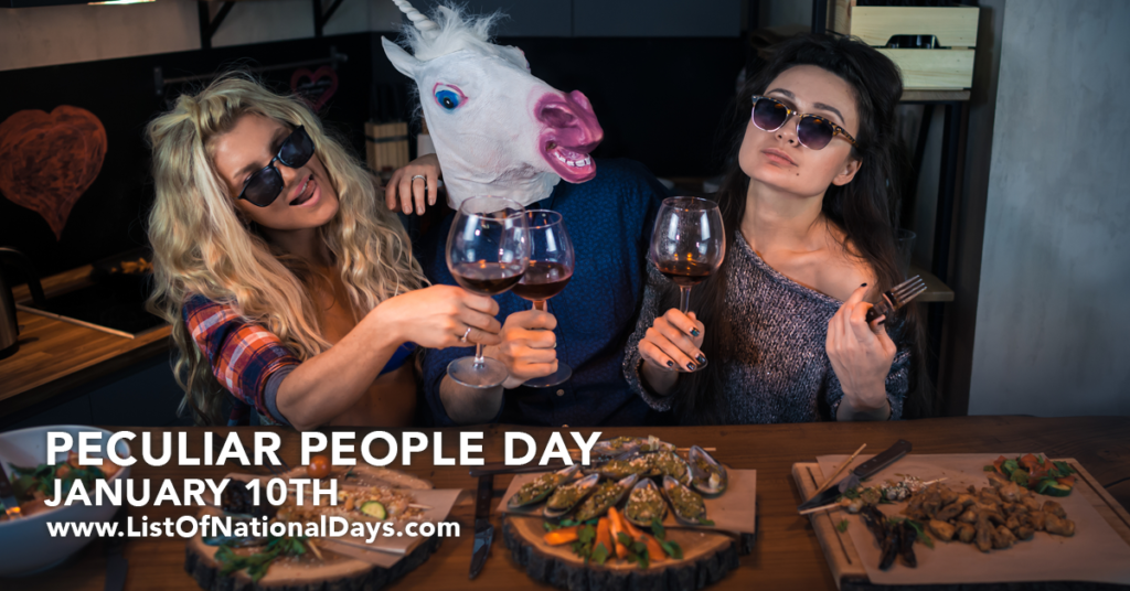 Title image for Peculiar People Day