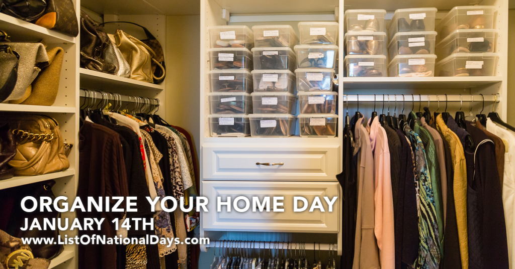 Title image for Organize Your Home Day