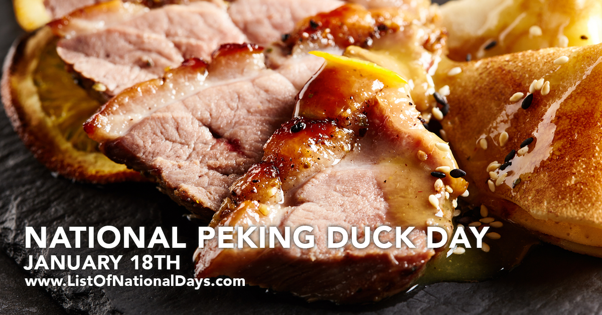 Title image for National Peking Duck Day