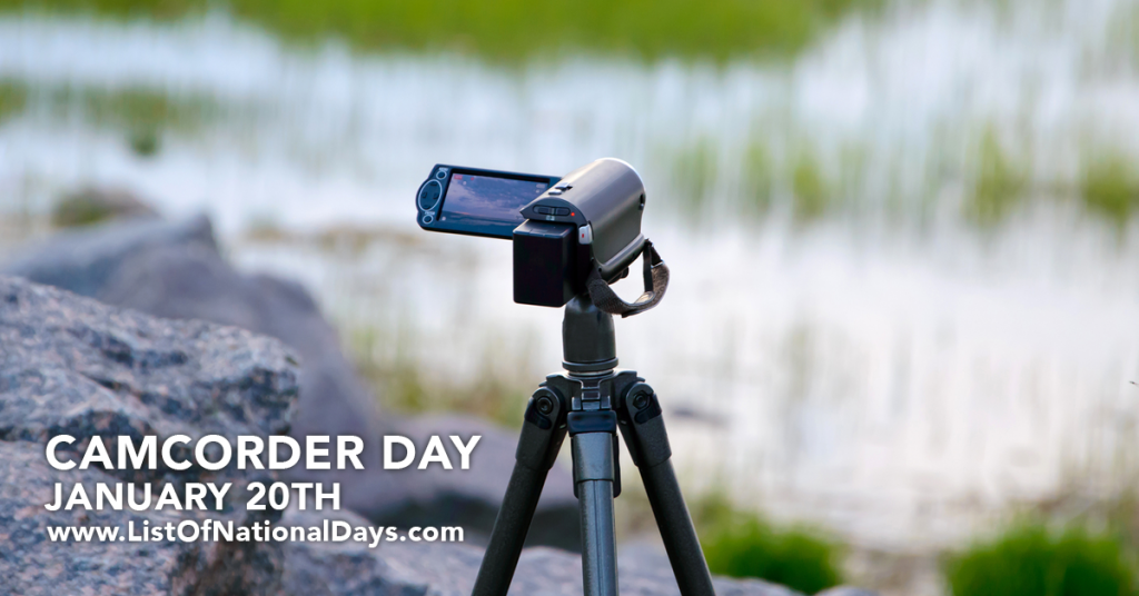 Title image for Camcorder Day