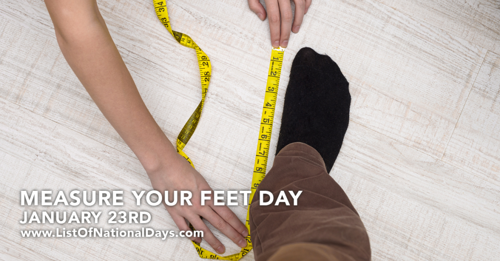 Title image for Measure Your Feet Day