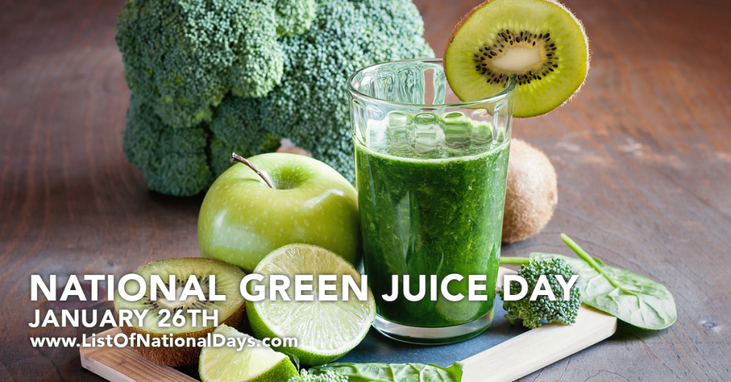 Title image for National Green Juice Day