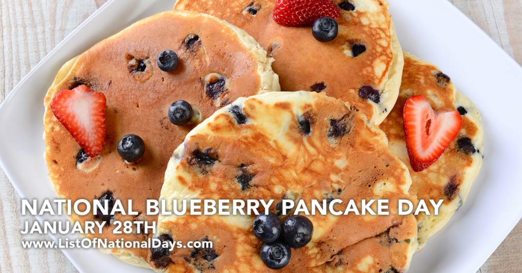 Title image for National Blueberry Pancake Day