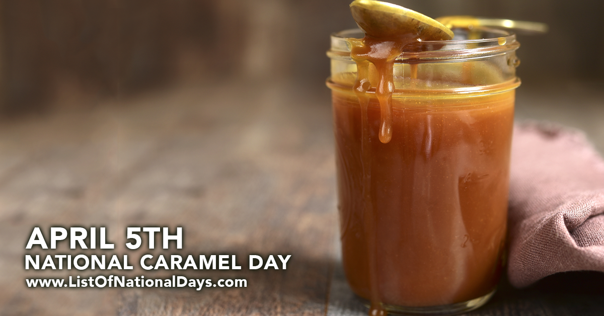Title image for National Caramel Day