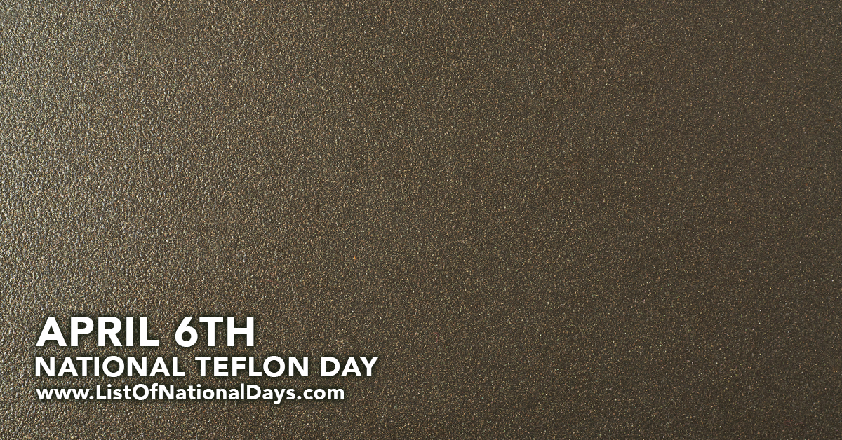 Title image for National Teflon Day