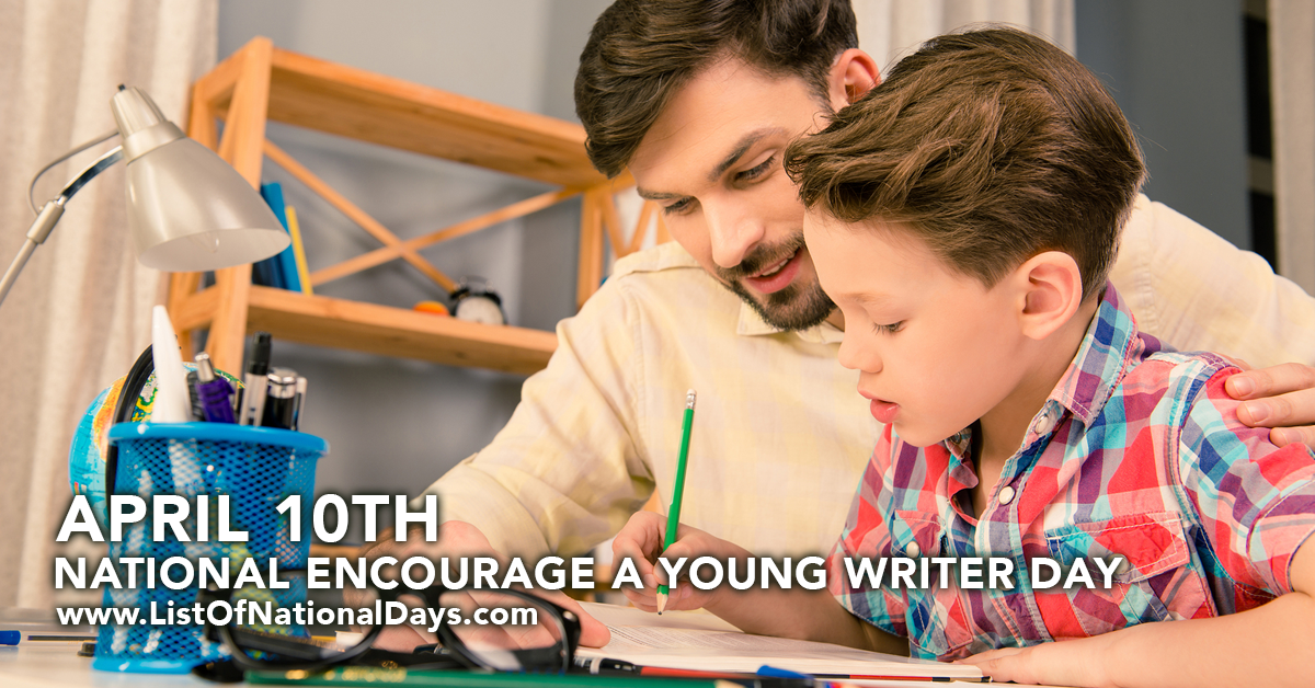 Title image for National Encourage A Young Writer Day