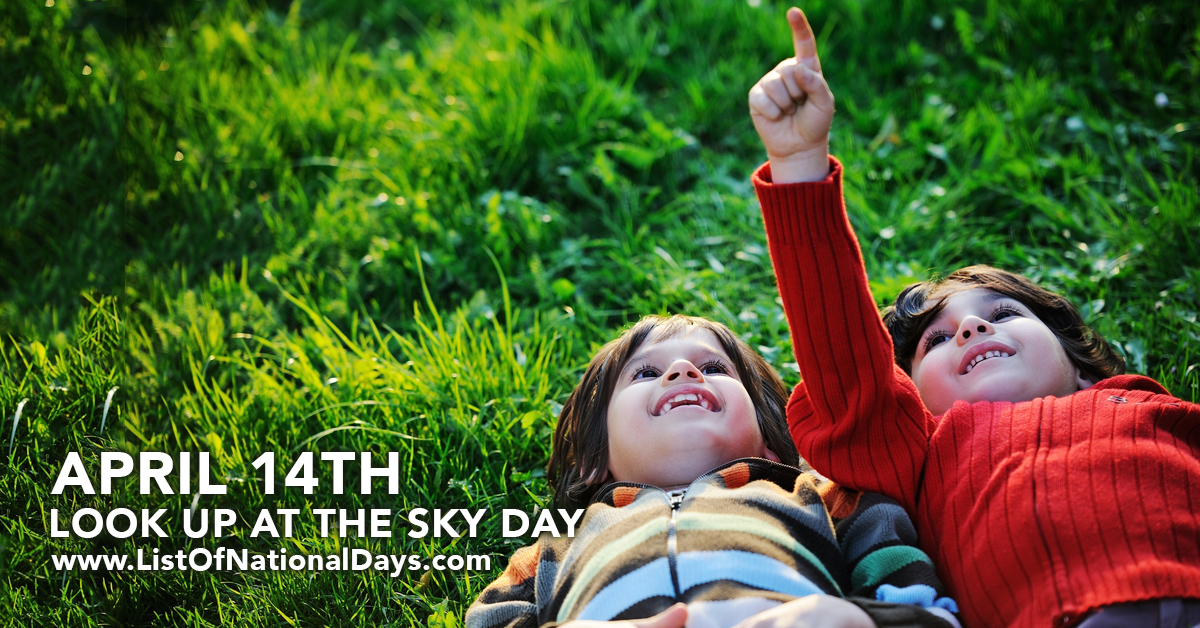 Title image for Look Up At The Sky Day