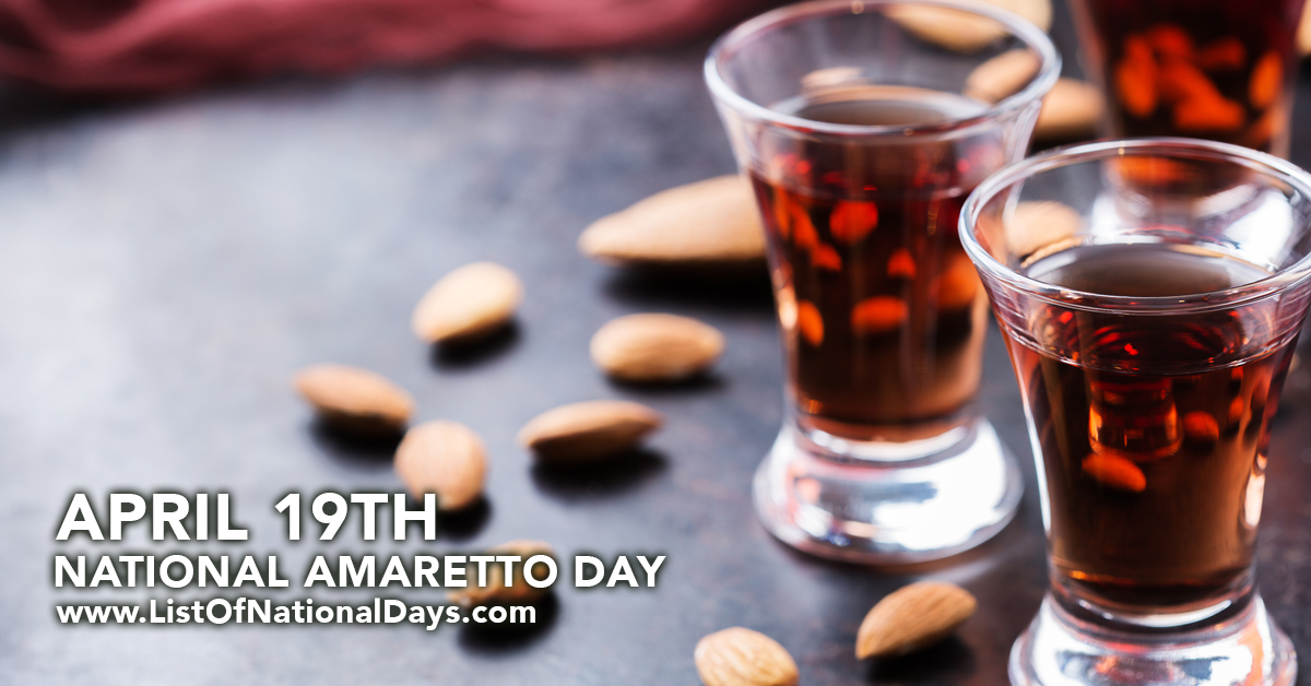 Title image for National Amaretto Day