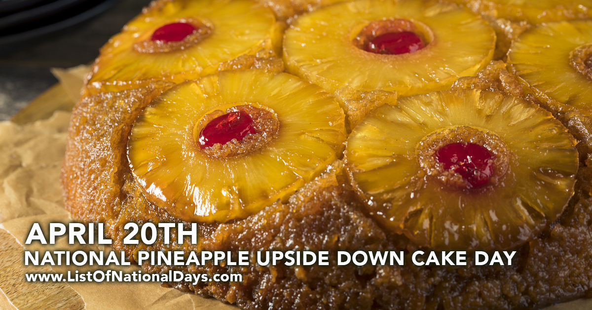 Title image for National Pineapple Upside Down Cake Day