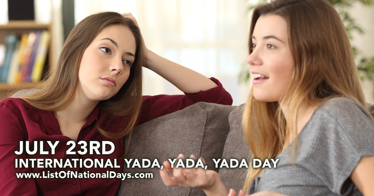 Title image for Yada Day