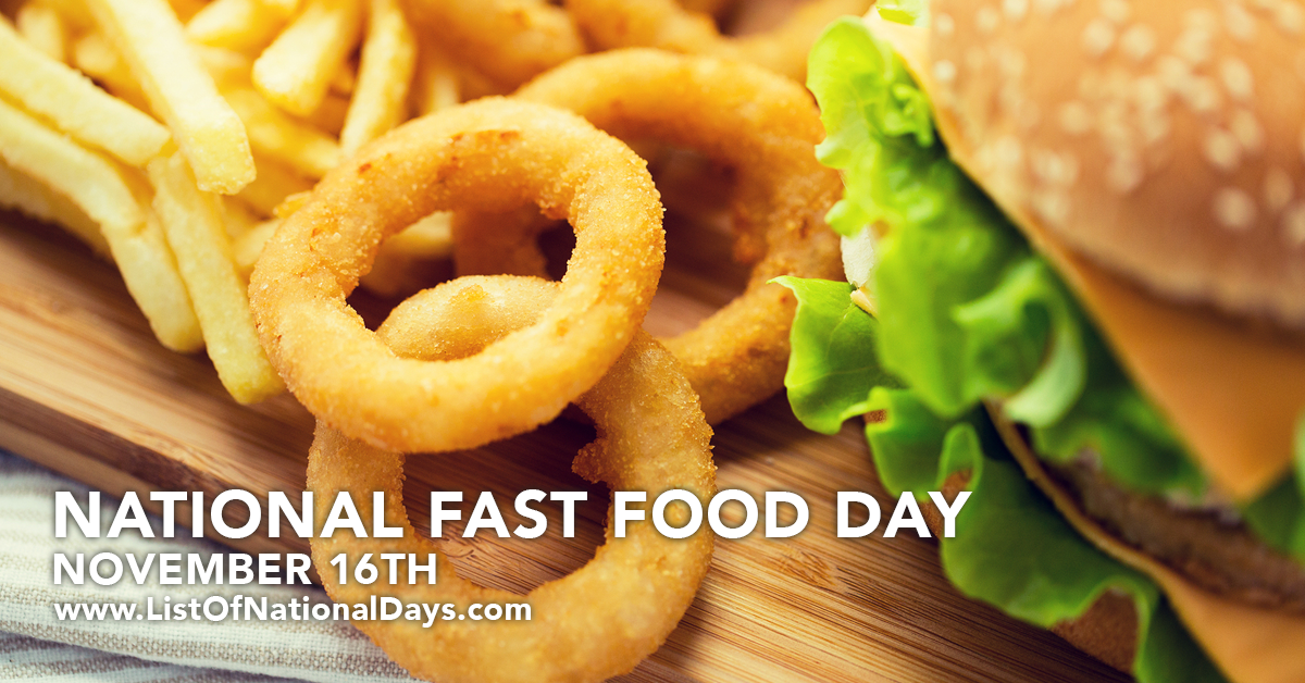 Title image for National Fast Food Day