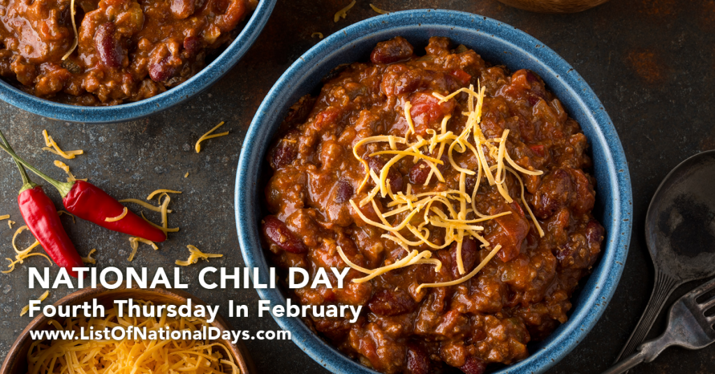 Title image for National Chili Day