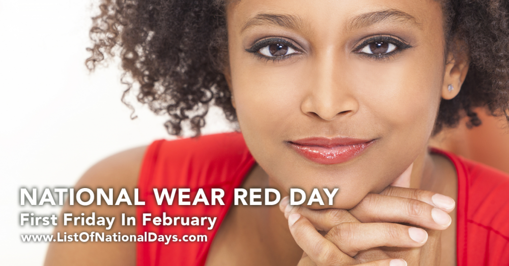 Title image for National Wear Red Day