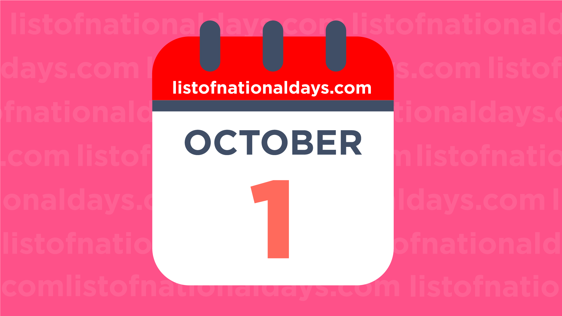 OCTOBER 1ST List Of National Days