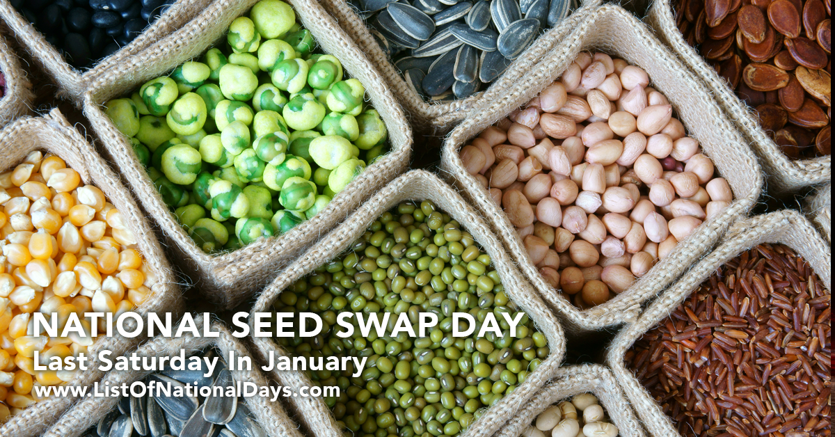 Title image for National Seed Swap Day