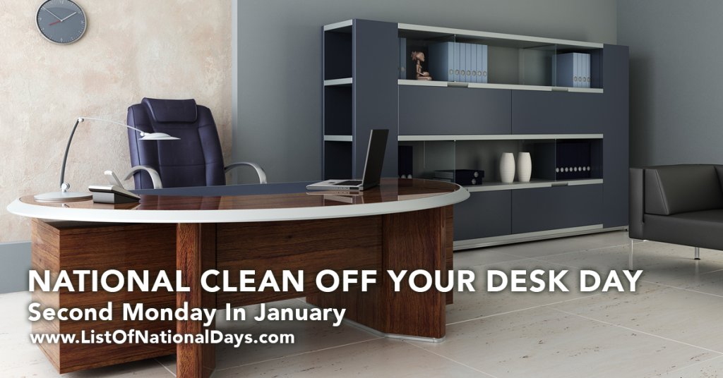 Title image for National Clean Off Your Desk Day