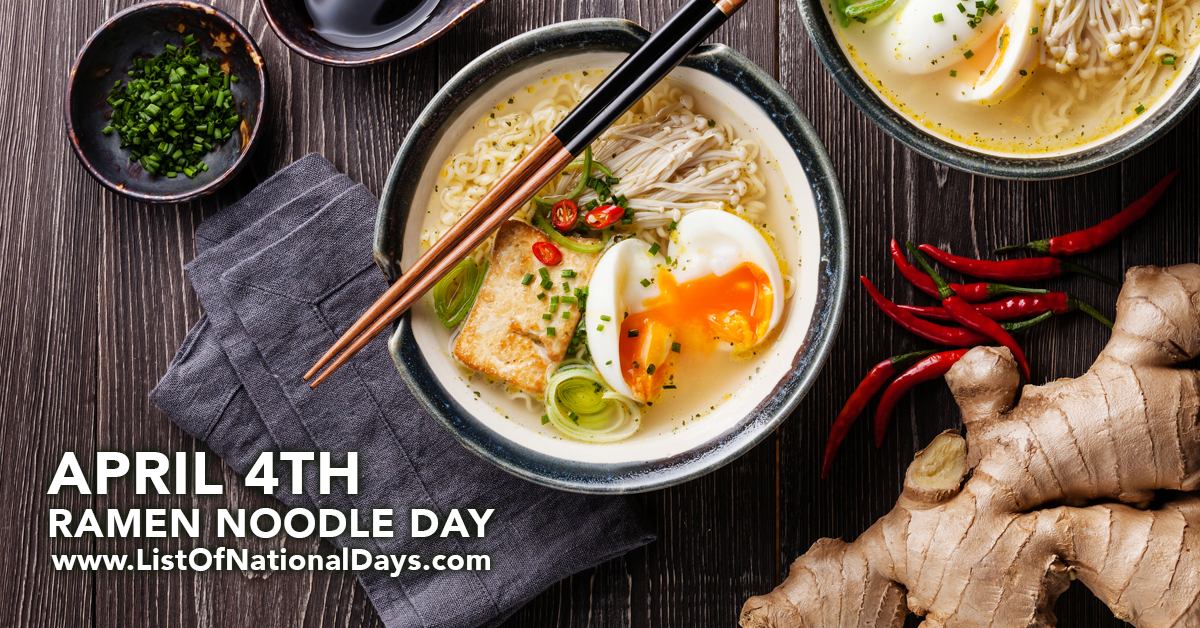 Title image for Ramen Noodle Day