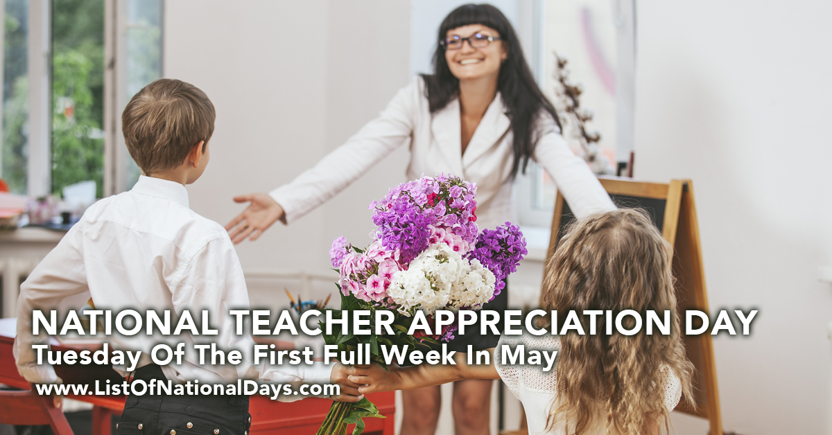 Title image for National Teacher Appreciation Day