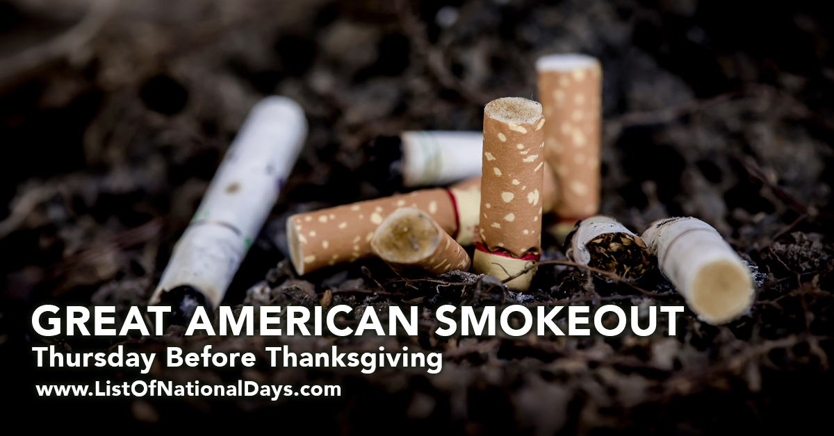 Title image for Great American Smokeout