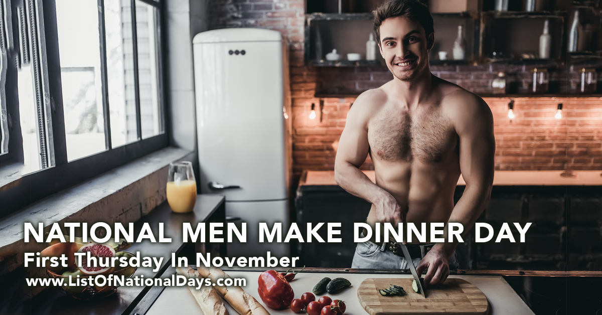 Title image for National Men Make Dinner Day