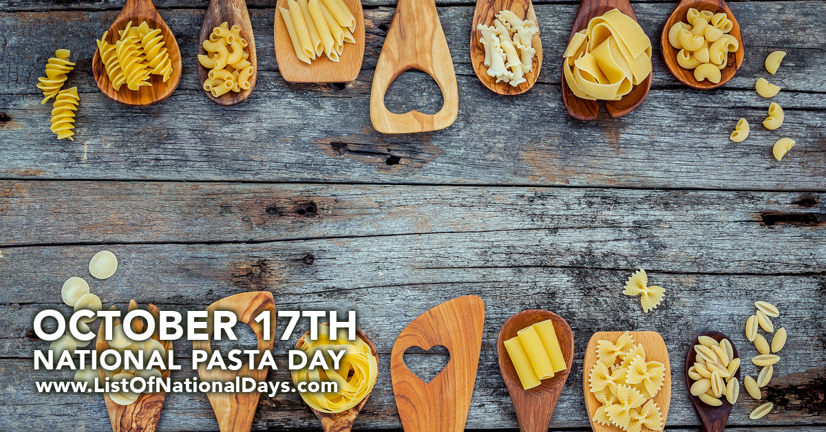 Title image for National Pasta Day