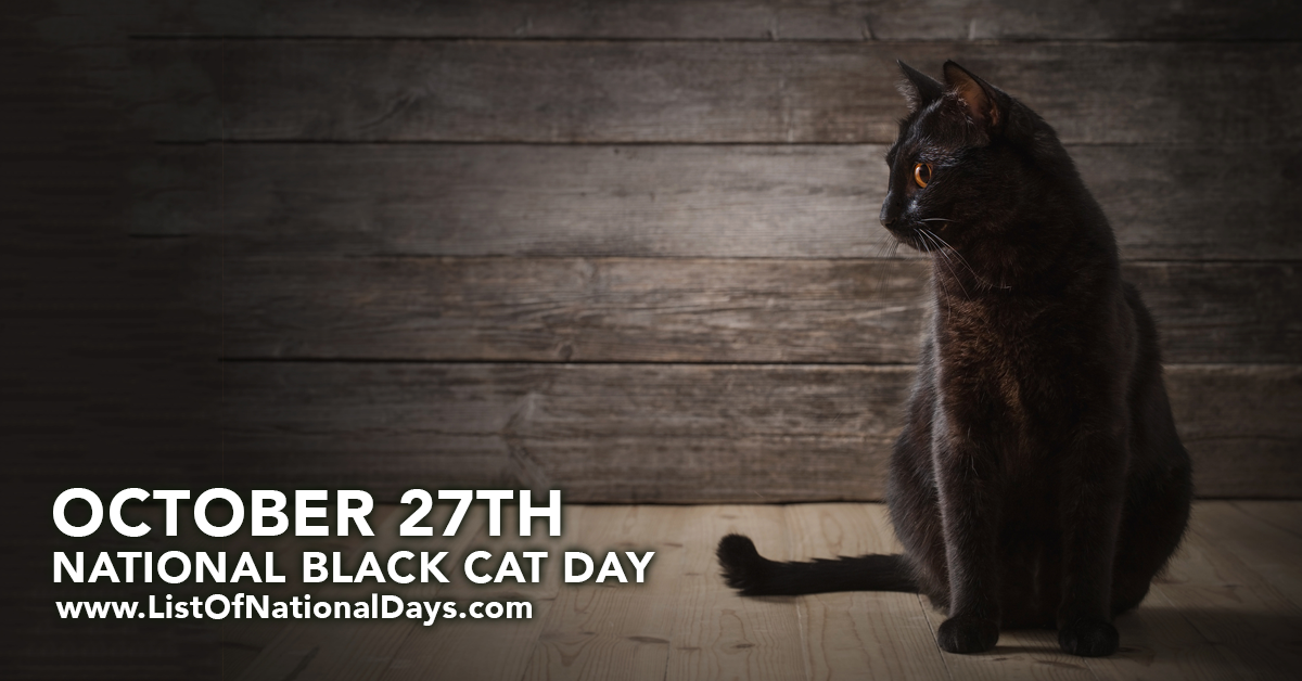 Title image for National Black Cat Day