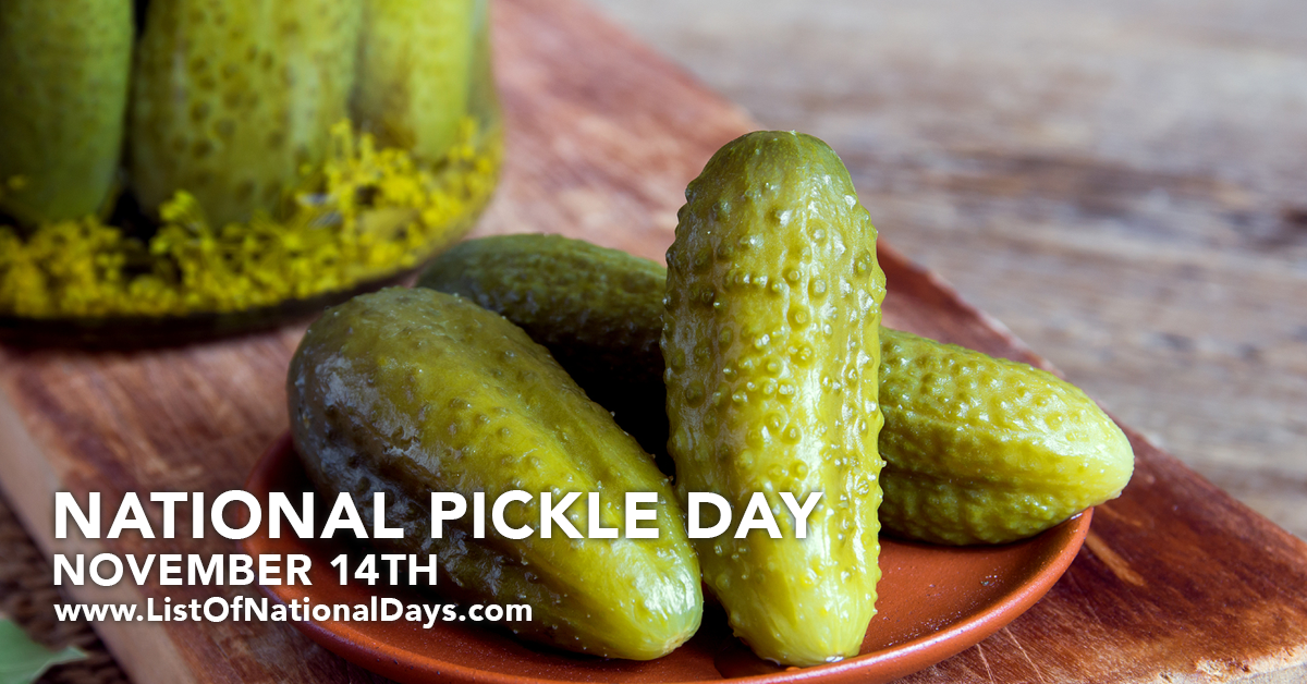 Title image for National Pickle Day