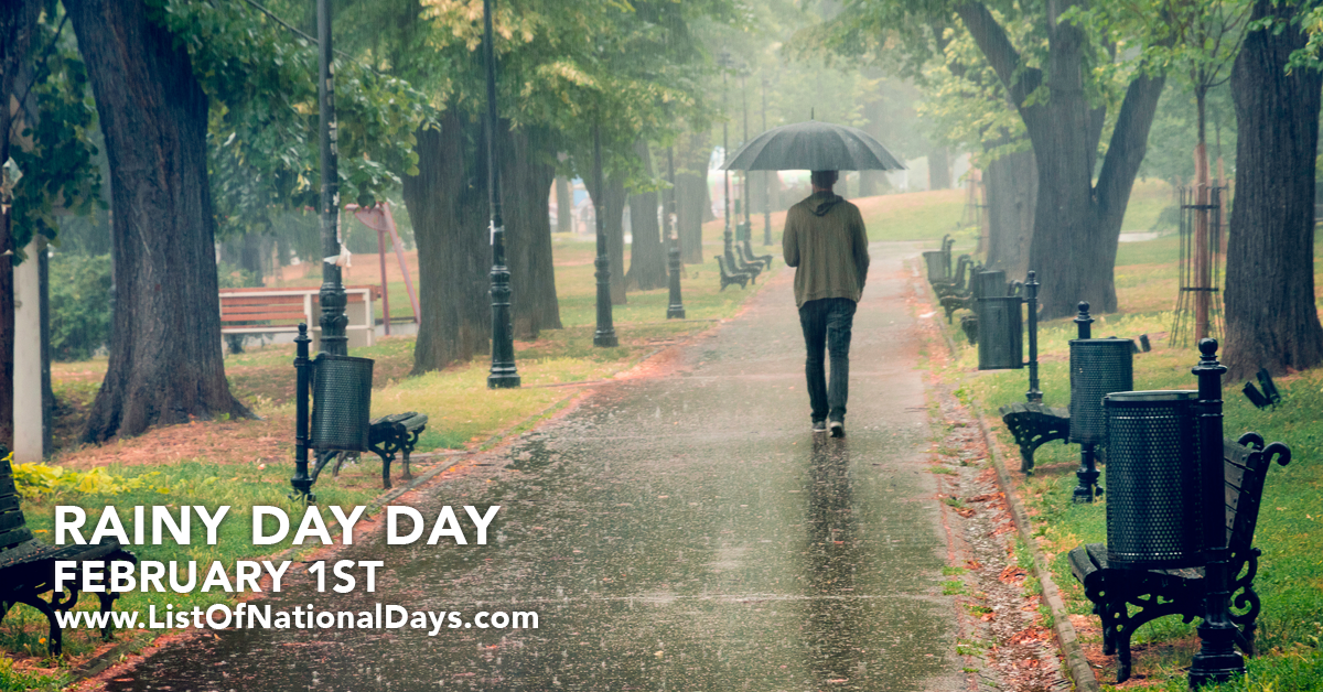 Title image for Rainy Day Day