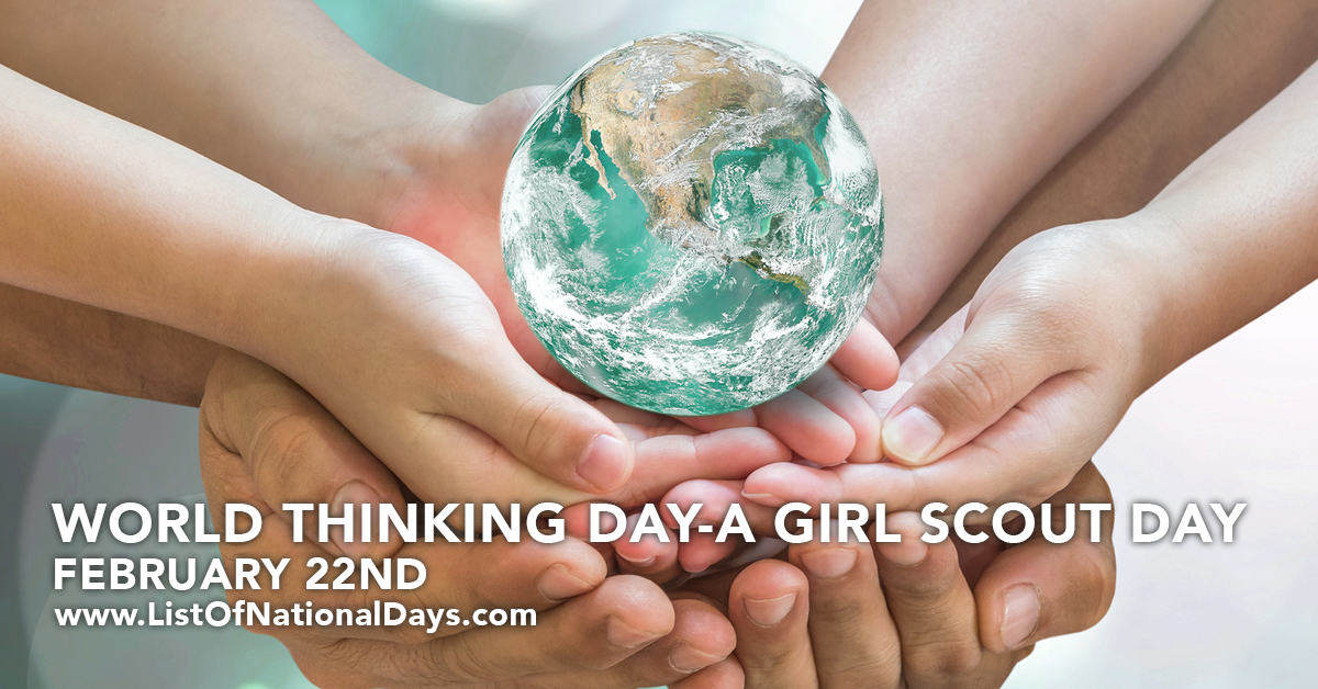Title image for World Thinking Day-A Girl Scout Day