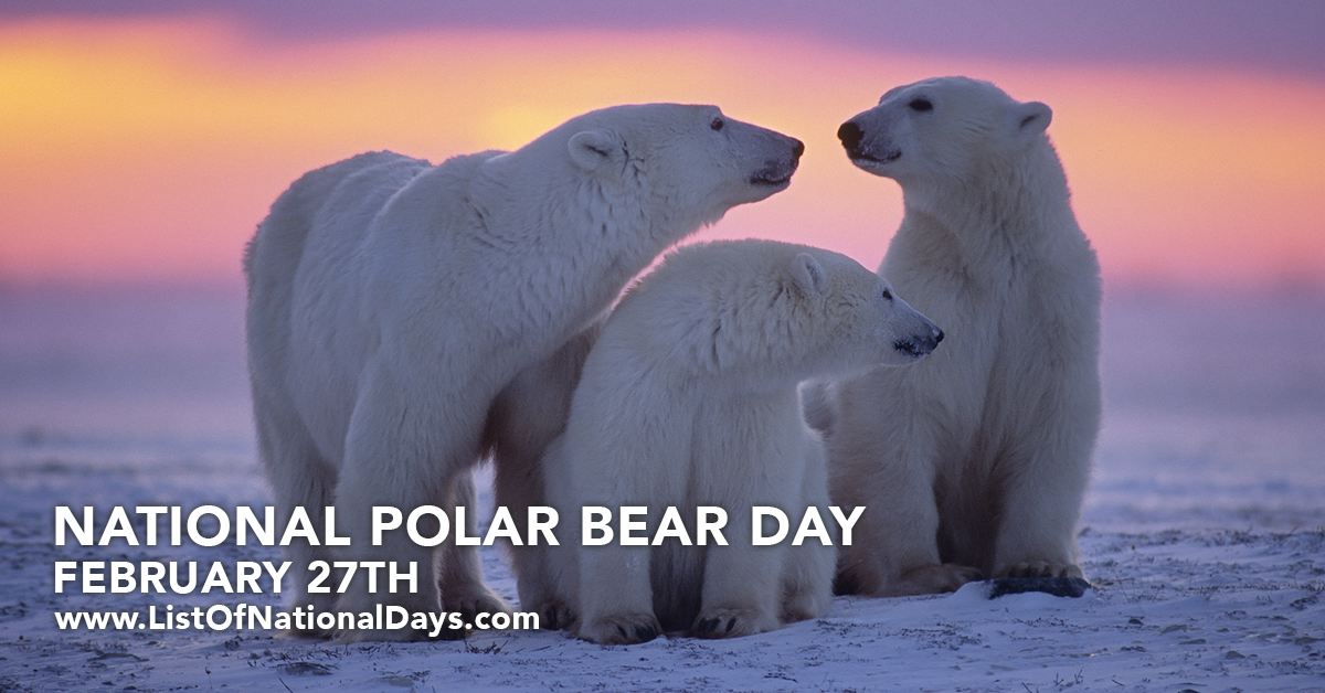 Title image for National Polar Bear Day