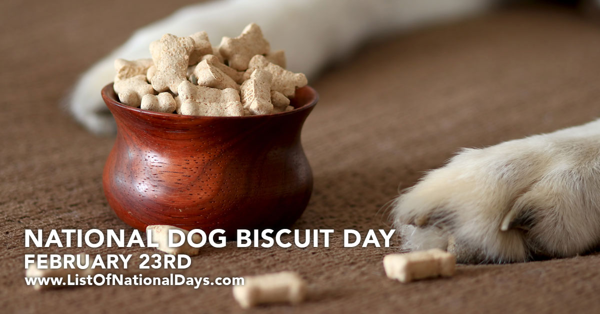 Title image for National Dog Biscuit Day