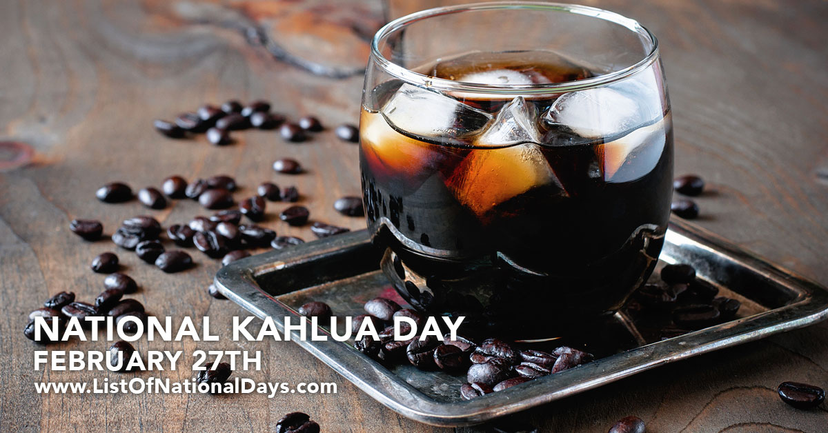 Title image for National Kahlua Day