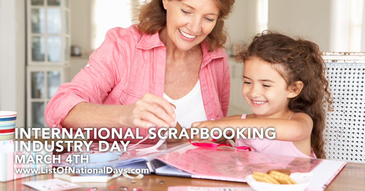 Title image for International Scrapbooking Industry Day
