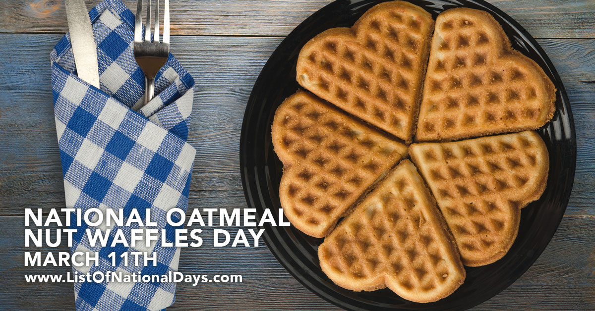 Title image for National Oatmeal Nut Waffles Day