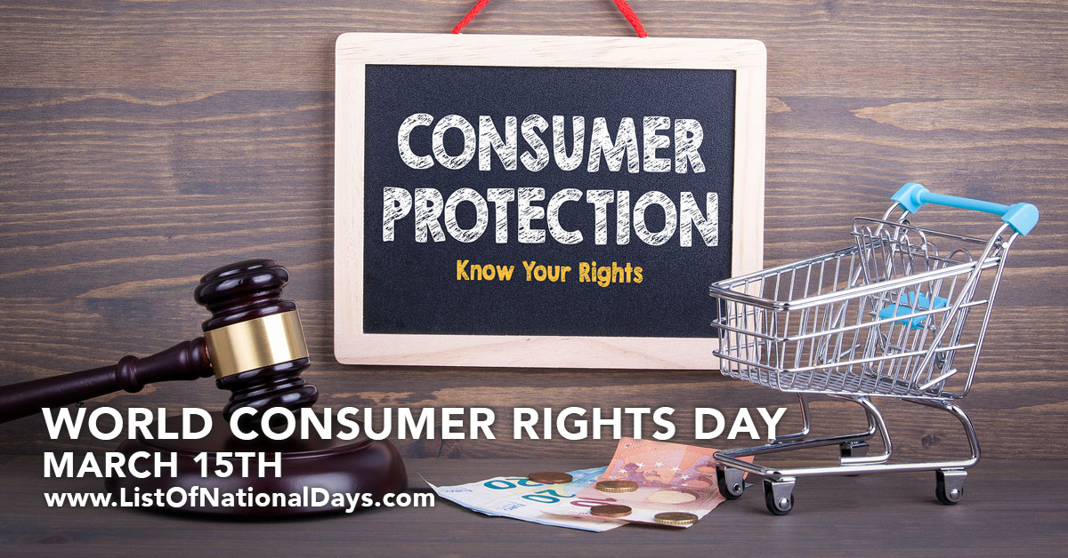 Title image for World Consumer Rights Day