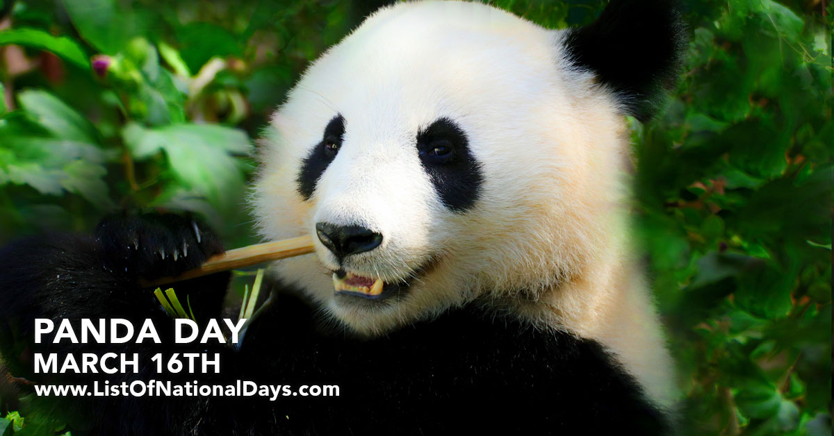 Panda Day List of National Days