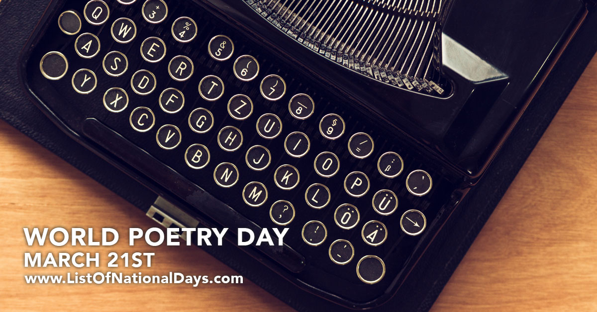 Title image for World Poetry Day