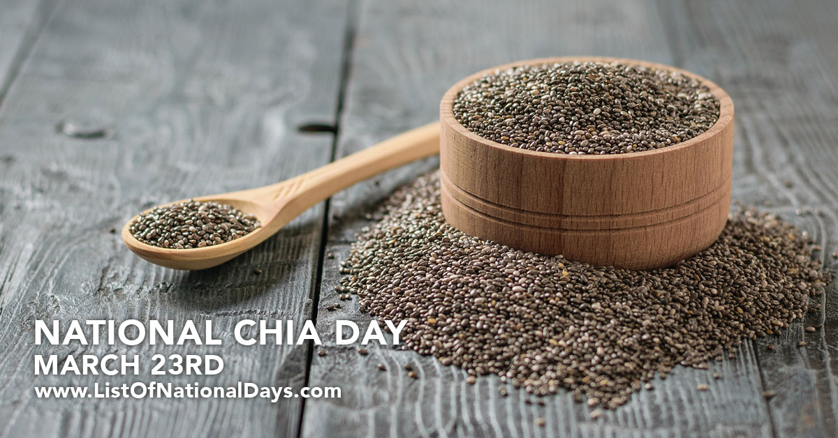 Title image for National Chia Day