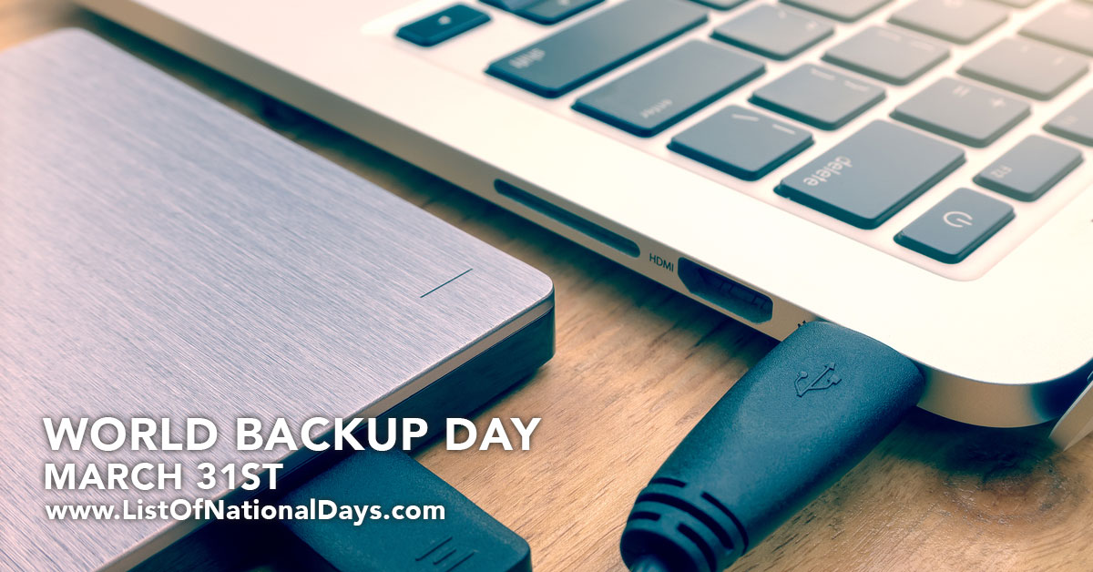 Title image for World Backup Day