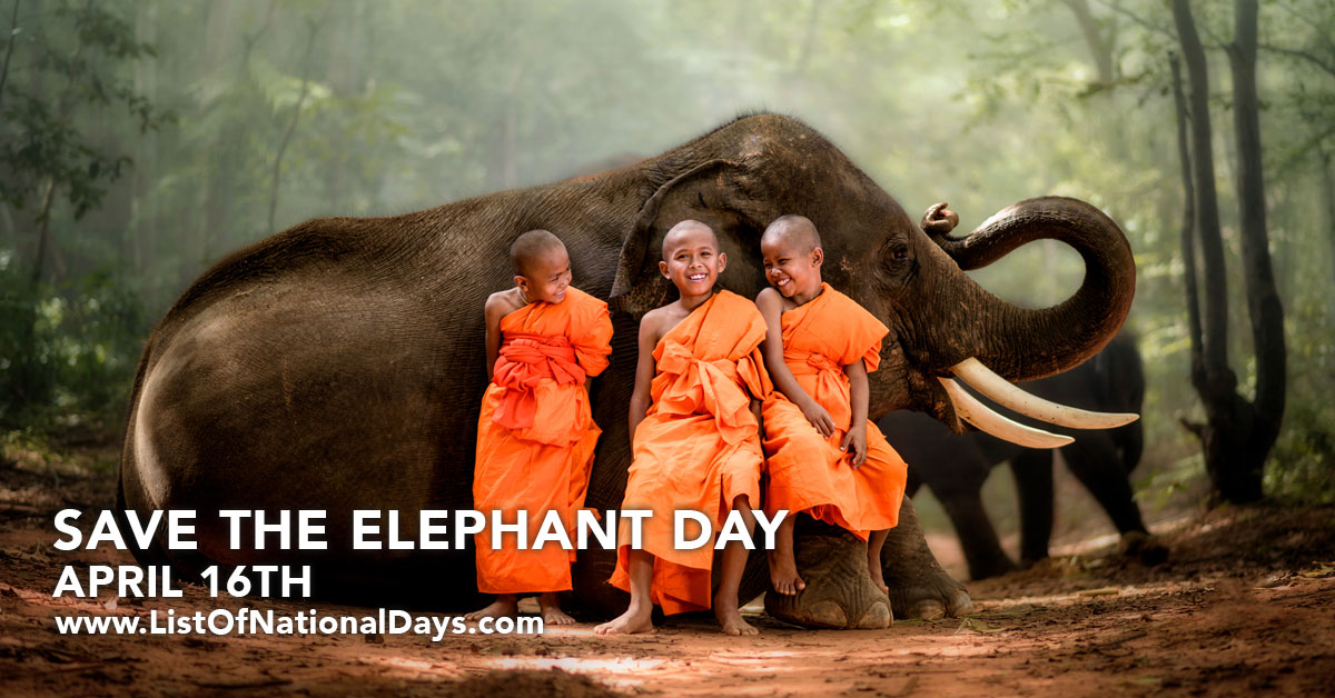 Title image for Save The Elephant Day