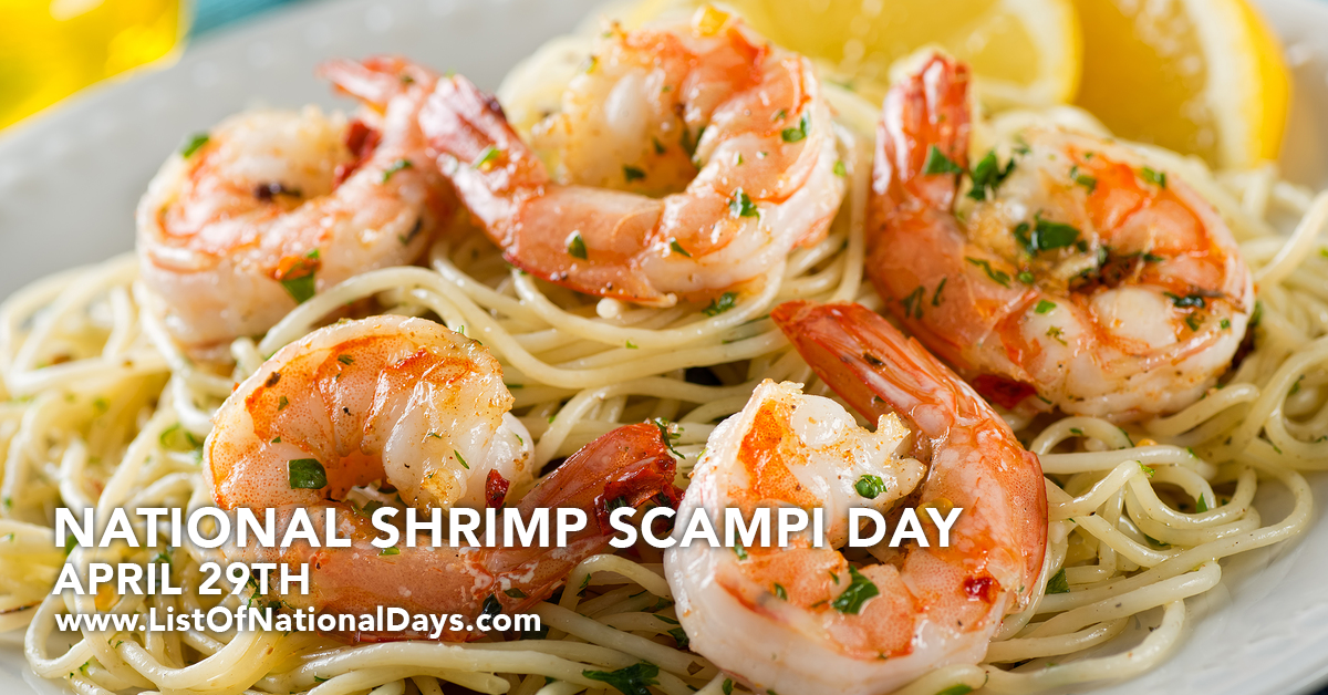 Title image for National Shrimp Scampi Day