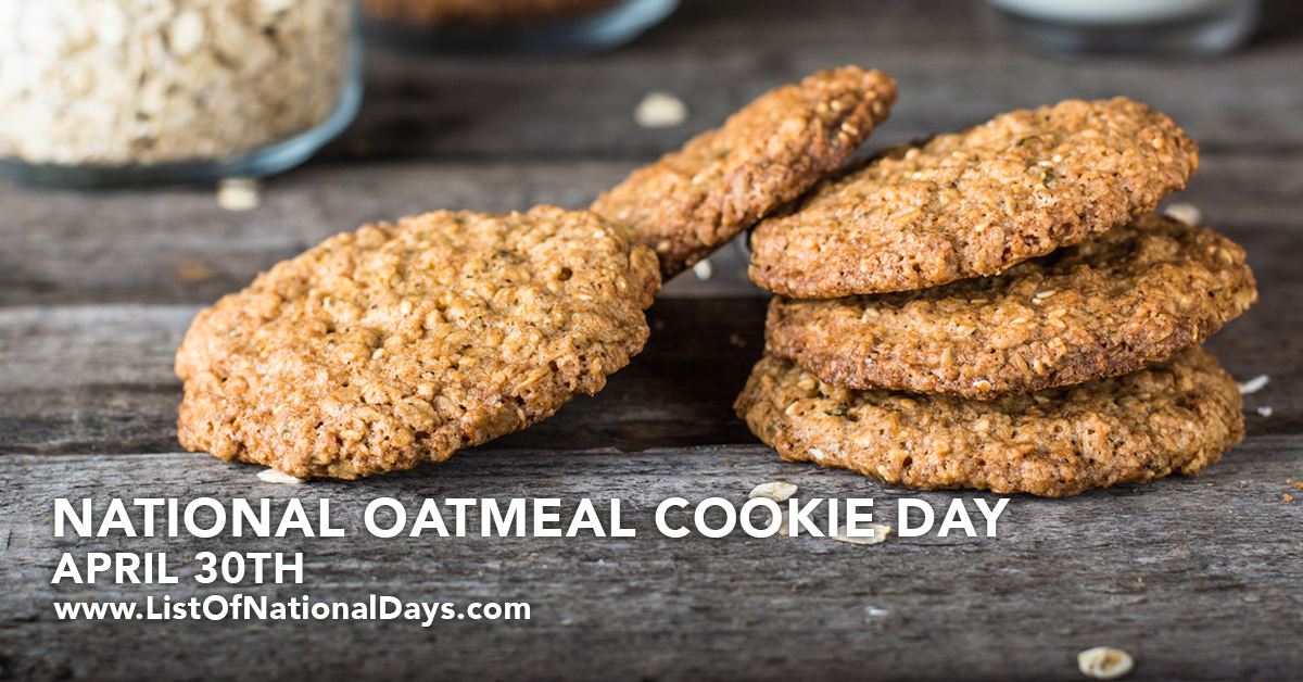 Title image for National Oatmeal Cookie Day