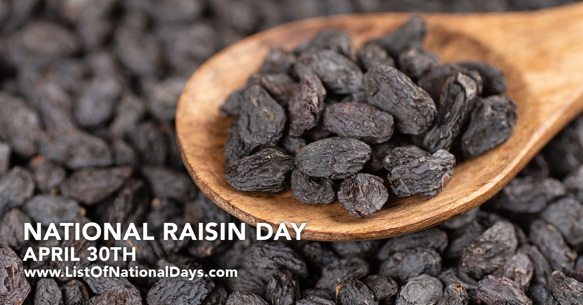 Title image for National Raisin Day