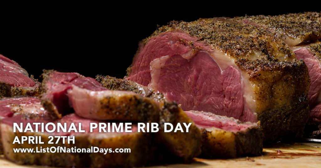 Title image for National Prime Rib Day