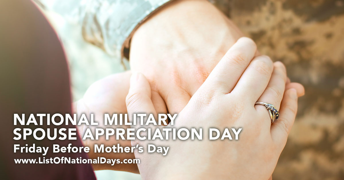 Title image for National Military Spouse Appreciation Day