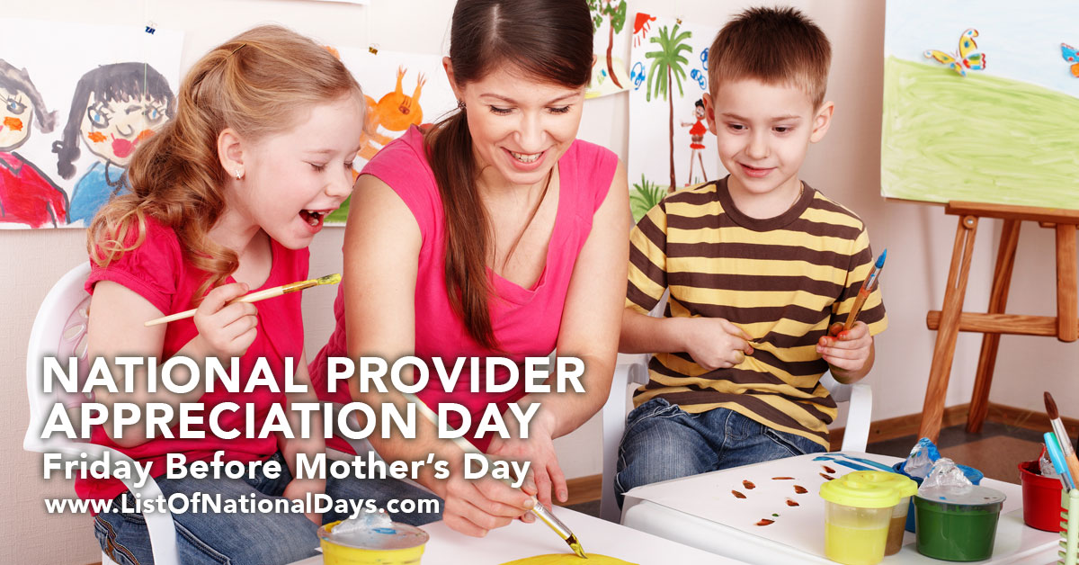 Title image for National Provider Appreciation Day