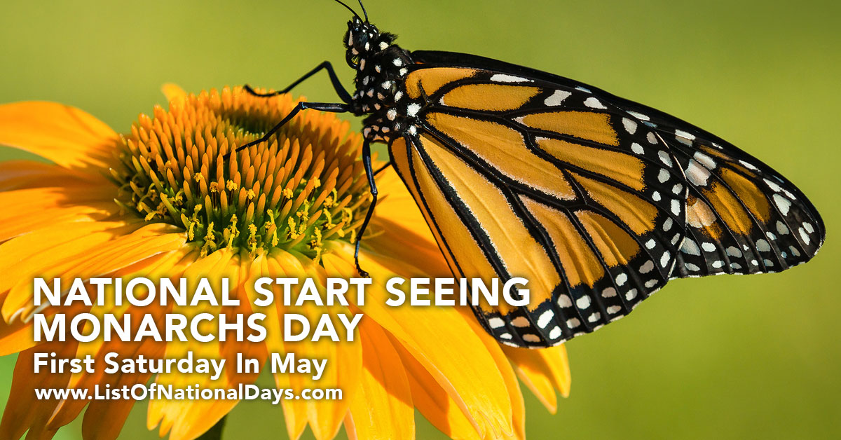 Title image for National Start Seeing Monarchs Day