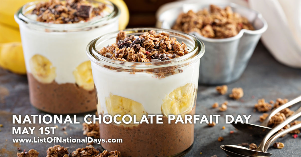 Title image for National Chocolate Parfait Day