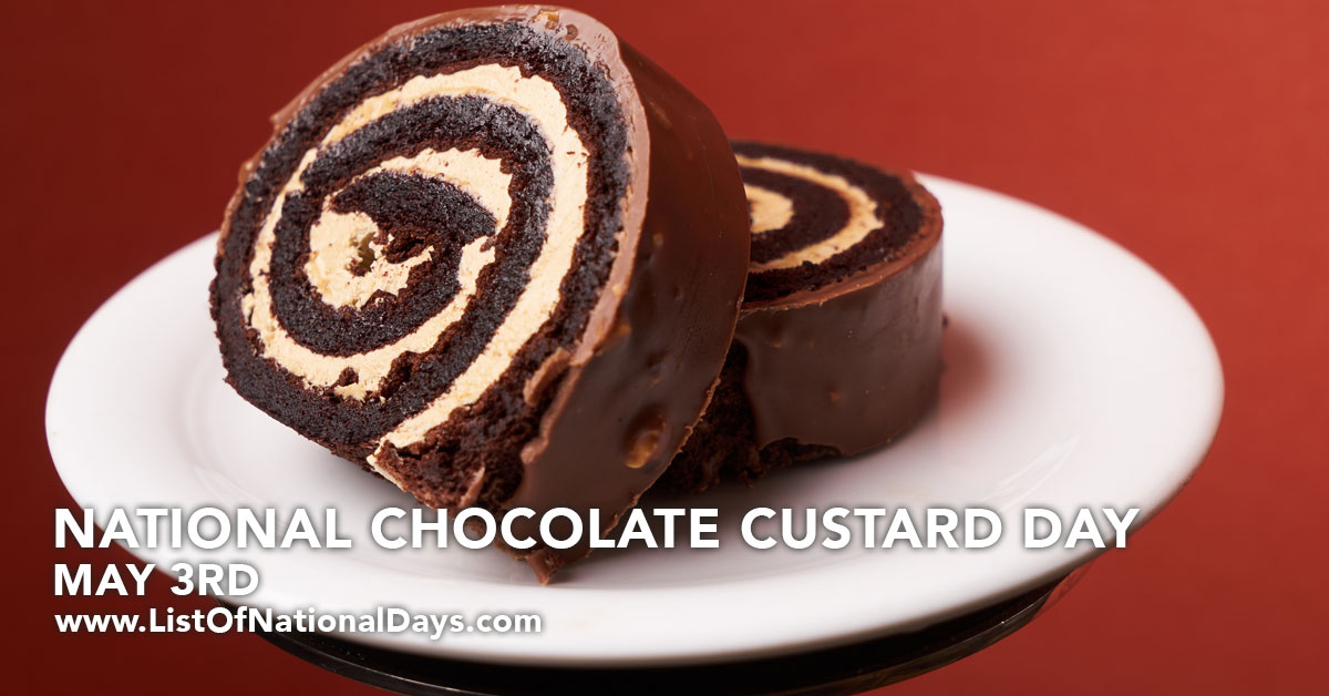 Title image for National Chocolate Custard Day