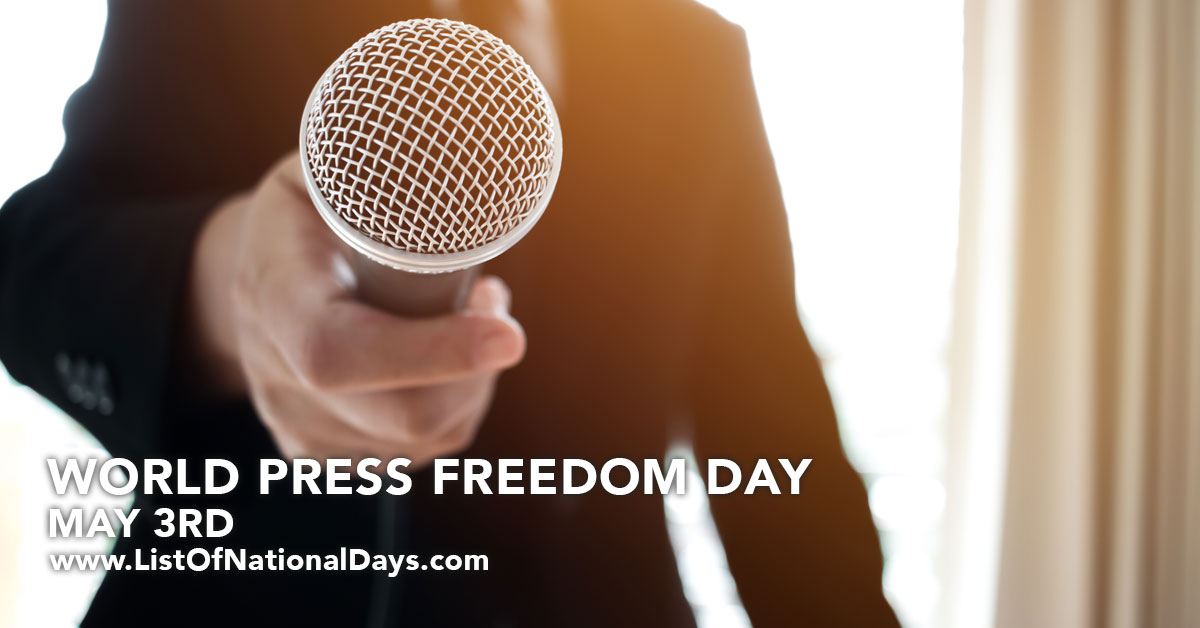 Title image for World Press Freedom Day